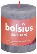 BOLSIUS RUSTIEK STOMPKAARS 80/68 - FROSTED LAVENDER ()